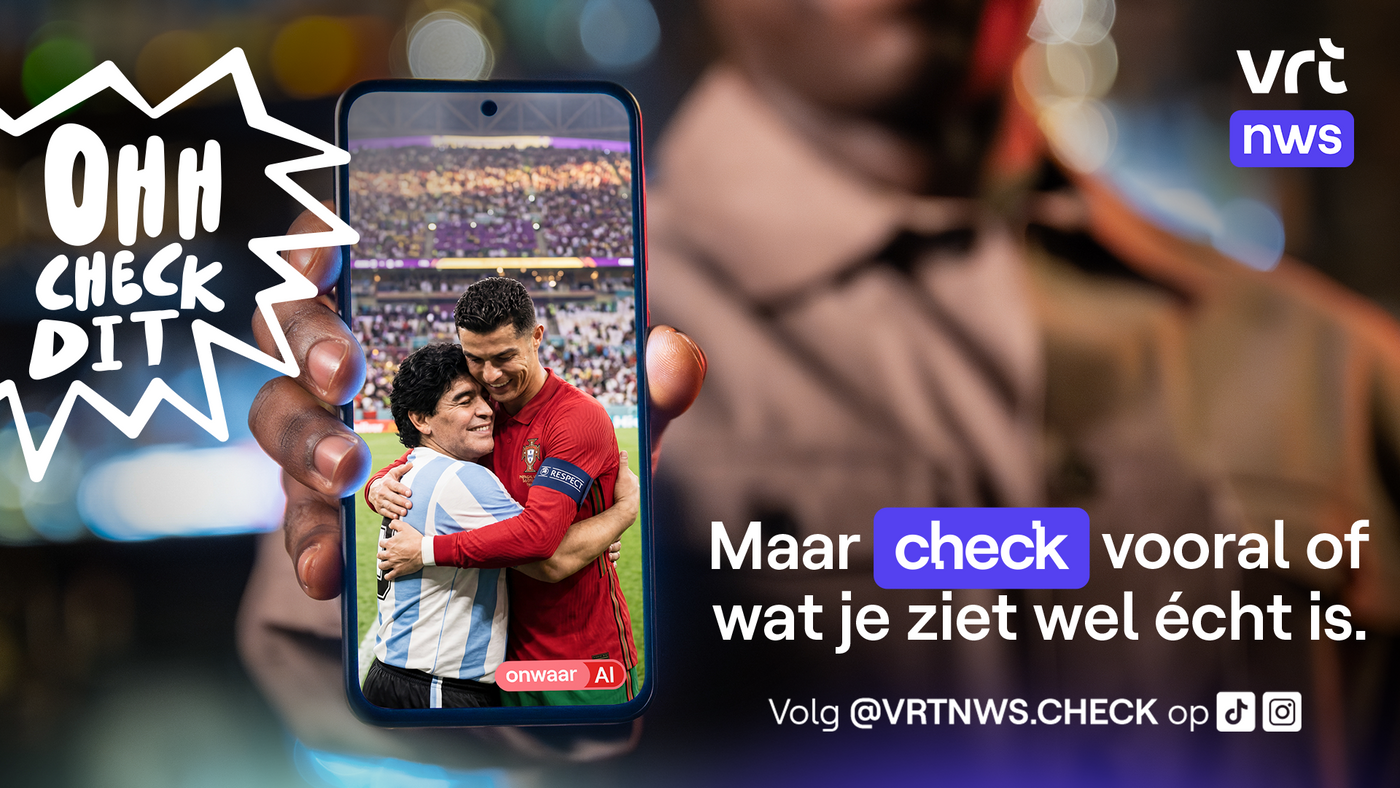 AI-beeld Maradona Ronaldo